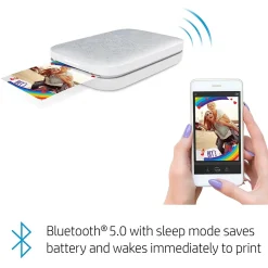 HP Sprocket 200 Wireless Color Inkjet Printer, Single-Function, Print (HPISPW)