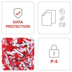 HSM SECURIO P36ic 31-Sheet Cross-Cut Multi-Media Shredder (1853121)