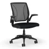 Humanscale Diffrient World Ergonomic Fabric/Mesh Swivel Task Chair, Black (W11BM10CF10SHNSC)