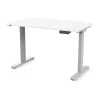 Humanscale eFloat Go 2.0 58"W Electric Rectangular Adjustable Standing Desk, White (FYH12TS3060WH)