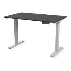 Humanscale eFloat Go 2.0 58"W Electric Rectangular Adjustable Standing Desk, Black (FYH12TS3060BL)