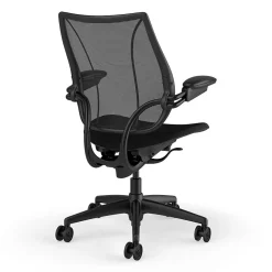 Humanscale Liberty Ergonomic Fabric Swivel Task Chair, Black (L113BM10FT10XFSHNSC)