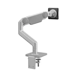 Humanscale M10 Adjustable Single Monitor Arm, Silver (M11TBS)