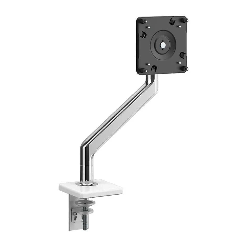 Humanscale M2.1 Adjustable Single Monitor Arm, Polished Aluminum (M21TBW)