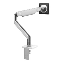 Humanscale M2.1 Adjustable Single Monitor Arm, Polished Aluminum (M21TBW)