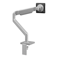 Humanscale M2.1 Adjustable Single Monitor Arm, Silver (M21TBS)