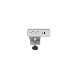 Humanscale NeatHub 2-Outlet, 2-USB Port Power Strip, 68" Cord, White (NH1NAPPCAW)