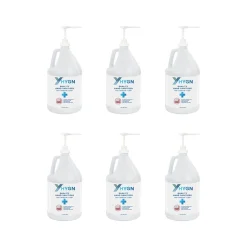 HYGN Gel Hand Sanitizer, 128 Oz., 6/Carton (HG1GALLN-CT)