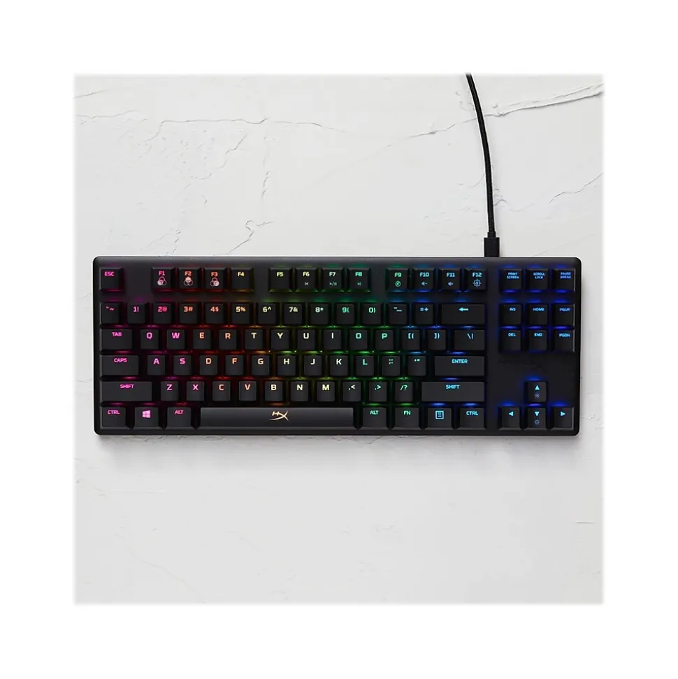 HyperX Alloy Origins Core Gaming Mechanical Keyboard, Black (4P5P3AA#ABA)