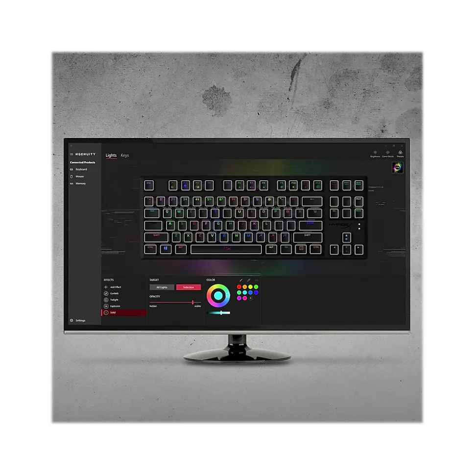 HyperX Alloy Origins Core Gaming Mechanical Keyboard, Black (4P5P3AA#ABA)