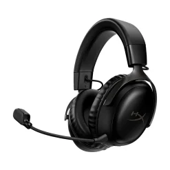 HyperX Cloud III Wireless Noise Canceling Stereo Gaming Headset, USB Type-C, Black (77Z45AA)
