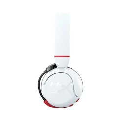 HyperX Cloud Mini Wireless Active Noise Canceling Bluetooth Gaming On Ear Headset, Chromebook Certified, White (7G8F2AA)