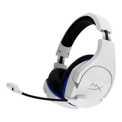 HyperX Cloud Stinger Core Wireless Noise Canceling Stereo Gaming Over-the-Ear Headset, White (4P5J1AA)