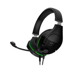 HyperX CloudX Stinger Core Noise Canceling Stereo Gaming Over-the-Ear Headset, 3.5mm, Black/Green (4P5J9AA)