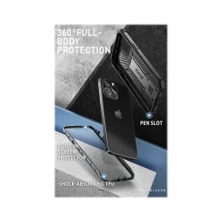 i-Blason Armorbox Black Rugged Case for iPhone 14 Pro (iPhone2022Pro-6.1-Armorbox-SP-Black)