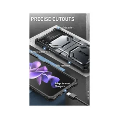 i-Blason Armorbox Black Rugged Case for Samsung Galaxy Z Flip4 (Galaxy2022-ZFlip4-5G-Armorbox-Black)