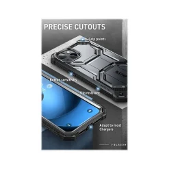 i-Blason Armorbox Black Rugged Case for iPhone 14 (iPhone2021/22-6.1-Armorbox-SP-Black)