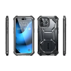 i-Blason ArmorBox Black Rugged Case for iPhone 14 Pro Max (iPhone2022Pro-6.7-Armorbox-SP-Black)