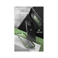 i-Blason Armorbox Dark Green Rugged Case for iPhone 14 Pro (iPhone2022Pro-6.1-Armorbox-SP-Guldan)