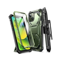 i-Blason Armorbox Dark Green Rugged Case for iPhone 14 (iPhone2021/22-6.1-Armorbox-SP-Guldan)
