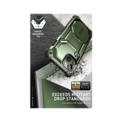 i-Blason Armorbox Dark Green Rugged Case for iPhone 14 (iPhone2021/22-6.1-Armorbox-SP-Guldan)