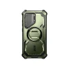 i-Blason ArmorBox MagSafe Rugged Case for Samsung Galaxy S24, Shock Absorbing, Dark Green (GS24ABSPGN)