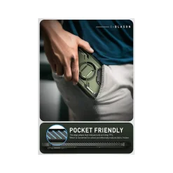 i-Blason ArmorBox MagSafe Rugged Case for Samsung Galaxy S24, Shock Absorbing, Dark Green (GS24ABSPGN)