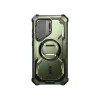 i-Blason ArmorBox MagSafe Rugged Case for Samsung Galaxy S24+, Shock Absorbing, Dark Green (GS24PLUSABSPGN)