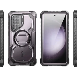i-Blason Armorbox MagSafe Rugged Case for Samsung Galaxy S24 Ultra, Shock-Absorbing, Purple