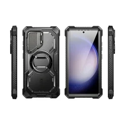 i-Blason Armorbox MagSafe Rugged Case for Samsung Galaxy S24 Ultra, Shock-Absorbing, Black