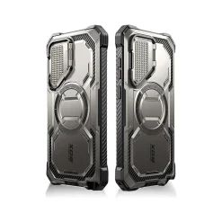 i-Blason Armorbox MagSafe Rugged Case for Samsung Galaxy S24 Ultra, Shock-Absorbing, Titan Gray