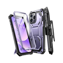 i-Blason Armorbox Metallic Purple Rugged Case for iPhone 14 Pro Max (iPhone2022Pro-6.7-Armorbox-SP-Mauve)