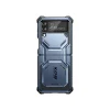 i-Blason Armorbox Metallic Blue Rugged Case for Samsung Galaxy Z Flip4 (Galaxy2022-ZFlip4-5G-Armorbox-Tilt)