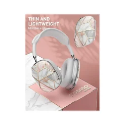 i-Blason Cosmo Case for AirPods Max, Marble Pink (AirPodsMax2020-Kits-Cosmo-Marble)