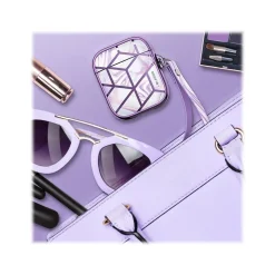 i-Blason Cosmo Case for Apple AirPods 1st/2nd Gen, Marble Purple (AirPods2019-Cosmo-Ameth)