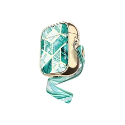 i-Blason Cosmo Case for Apple AirPods 1st/2nd Gen, Marble Green (AirPods2019-Cosmo-Jade)