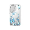i-Blason Cosmo Clear BlueFly MagSafe Bumper Case for Samsung Galaxy S24 Ultra, Shock Absorbing, Clear/Blue (GS24UCOSMOSPBFY)
