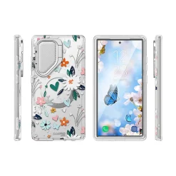i-Blason Cosmo Clear Paint MagSafe Case for Samsung Galaxy S24 Ultra, Shock-Absorbing