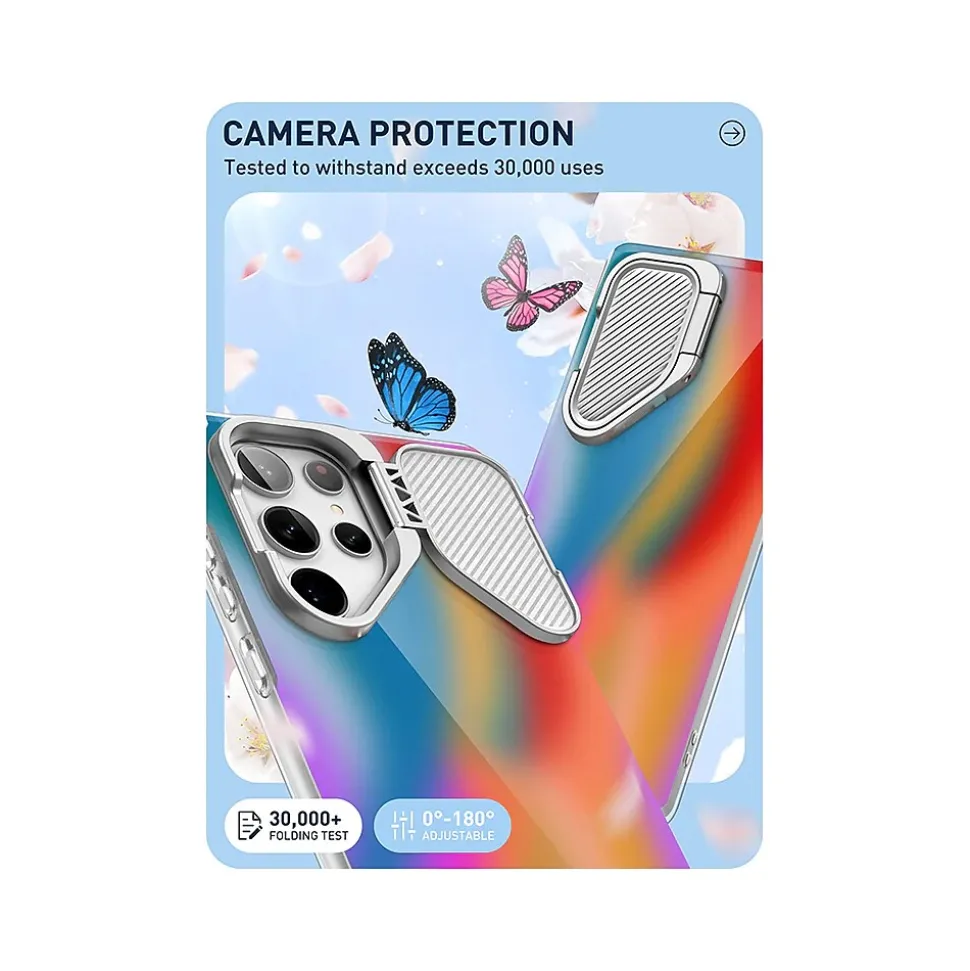 i-Blason Cosmo Colorful Multicolor Blur MagSafe Case for Samsung Galaxy S24 Ultra, Shock-Absorbing