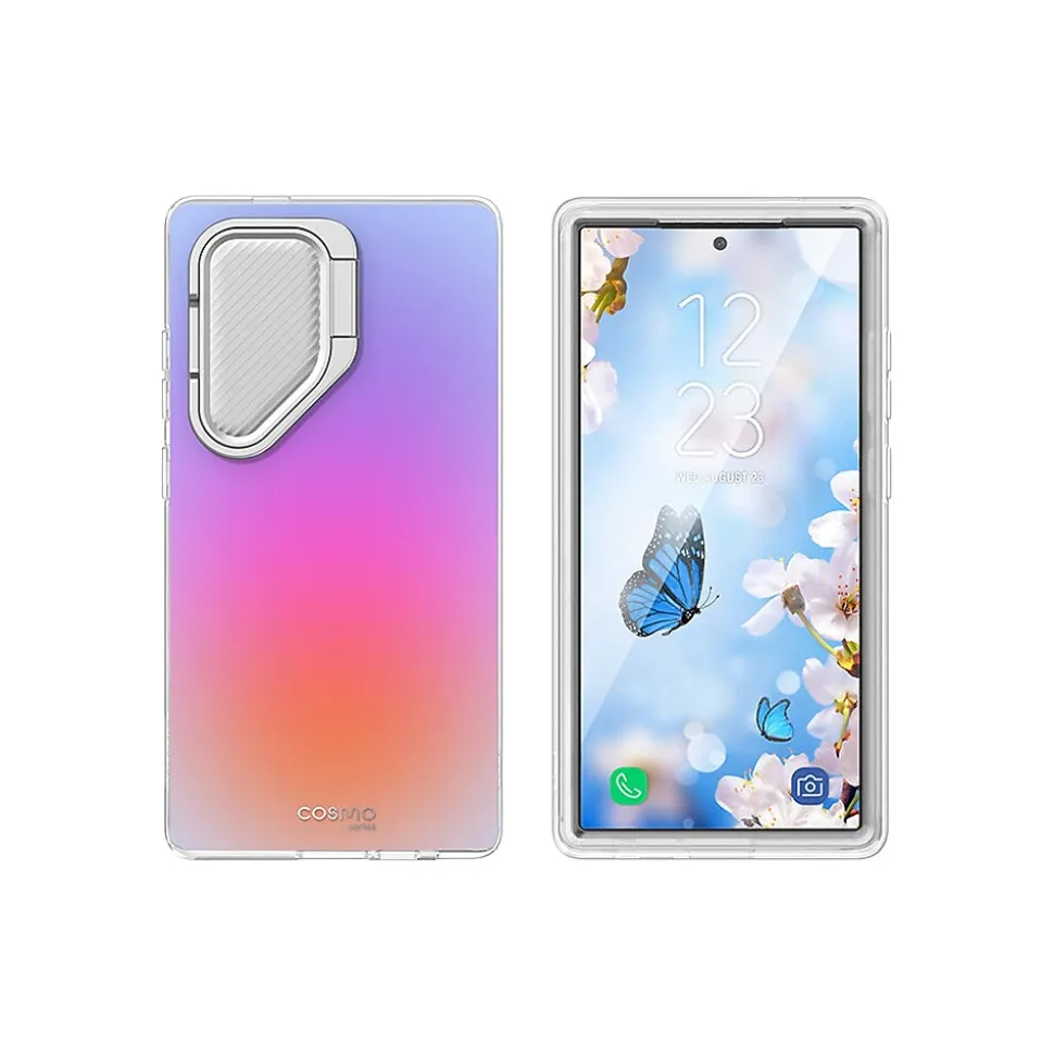 i-Blason Cosmo Colorful Pink Ombre Phone Case for Samsung Galaxy S24 Ultra, Shock Absorbing (GS24UCOSMOSPOM)