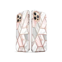i-Blason Cosmo MagSafe Rugged Case for iPhone 12 Pro Max, Marble Pink (iPhone2020-6.7-Cosmo-SP-Marble)