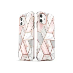 i-Blason Cosmo MagSafe Rugged Case for iPhone 12, Marble Pink (iPhone2020-6.1-Cosmo-SP-Marble)