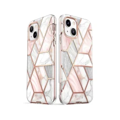 i-Blason Cosmo Marble Pink Case for iPhone 14 (iPhone2021/22-6.1-Cosmo-SP-Marble)