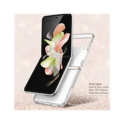 i-Blason Cosmo Marble Pink Snap Case for Samsung Galaxy Z Flip4 (Galaxy2022-ZFlip4-5G-Cosmo-Marble)