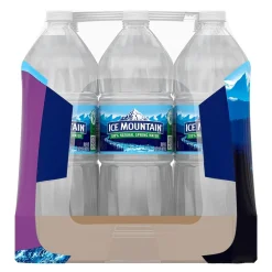 Ice Mountain 100% Natural Spring Water, Regular Flavor, 33.8 oz. Plastic Bottles, 15/Carton (11475325)