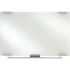ICEBERG Clarity Glass Dry-Erase Whiteboard, 4' x 3' (31140)