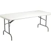 Iceberg® IndestrucTables TOO™ 1200 Series Folding Table, 96x30", Platinum