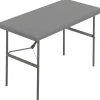Iceberg® IndestrucTables TOO™ 1200 Series Folding Table, 48x24", Charcoal (65207)