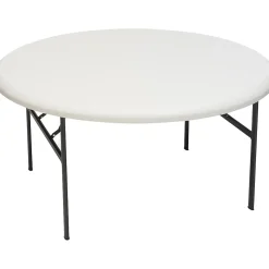 Iceberg® IndestrucTables TOO™ 1200 Series Folding Table, 60" Round, Platinum