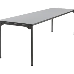 Iceberg Maxx Legroom Rectangular Folding Table, Gray, 29 1/2"H x 96"W x 30"D